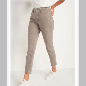 [ Sold ] NWT High-Waisted O.G. Straight Mineral-Dye Jeans, Size 10